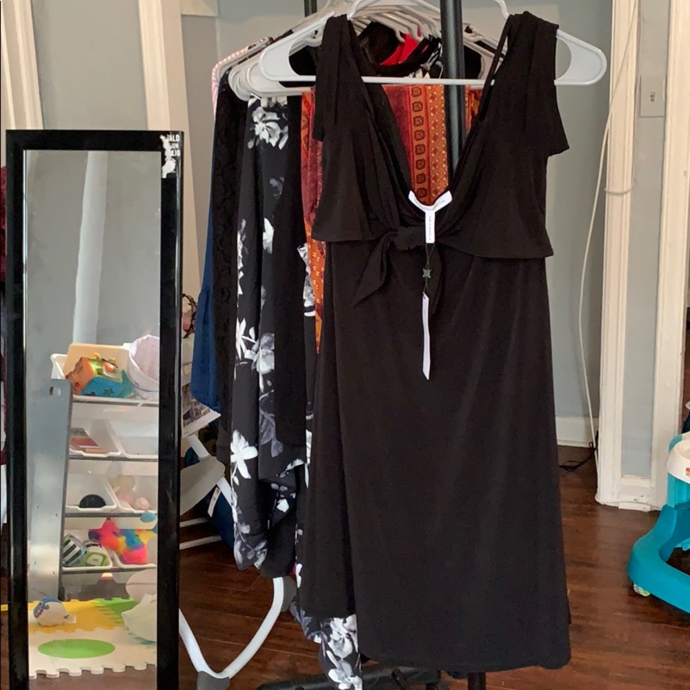Sheer shirt/dress cute bow NWT